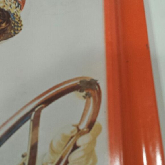 1972 Vintage Coca-Cola Serving Tray – Lady with Steering Wheel Design - "Girl in - Picture 2 of 3